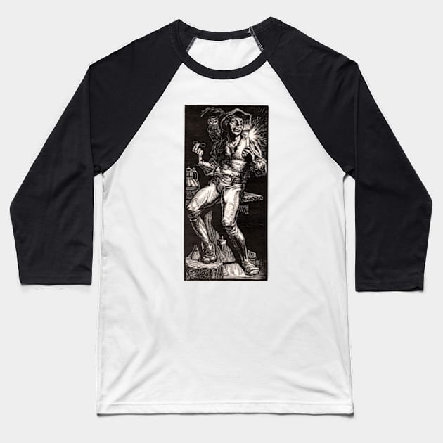 Tijl Uilenspiegel, Josephus Aarts, ca 1911 Baseball T-Shirt by UndiscoveredWonders